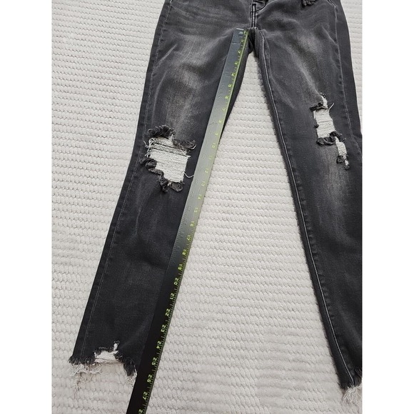 Kancan Jeans Size 7 High Rise Distressed Stretch Denim - Picture 2 of 7